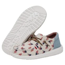 Wally Youth Americana - Flag -Daily Footwear Shop 40479 1JR WALLYAMERICANAYOUTH FLAG PAIRBOTTOM