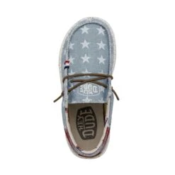 Wally Youth Americana - Denim Star -Daily Footwear Shop 40479 4NR WALLYAMERICANAYOUTH DENIMSTAR LEFTTOP