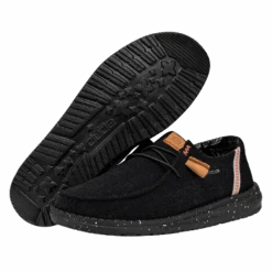 Wendy Washed Canvas - Black 12 Wendy Washed Canvas - Black -Daily Footwear Shop FW23 W 40297 001 WENDY WASHED CANVAS BLACK LEFT PAIROUTSOLE