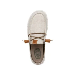 Wendy Washed Canvas - Cream 13 Wendy Washed Canvas - Cream -Daily Footwear Shop FW23 W 40297 13R WENDY WASHED CANVAS CREAM LEFT TOP