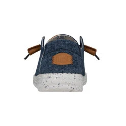 Wendy Washed Canvas - Navy -Daily Footwear Shop FW23 W 40297 410 WENDY WASHED CANVAS NAVY LEFT BACK