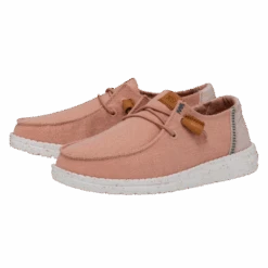 Wendy Washed Canvas - Rose Dust 9 Wendy Washed Canvas - Rose Dust -Daily Footwear Shop FW23 W 40297 6WK WENDY WASHED CANVAS ROSE CLOUD LEFT PAIR