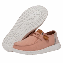 Wendy Washed Canvas - Rose Dust 10 Wendy Washed Canvas - Rose Dust -Daily Footwear Shop FW23 W 40297 6WK WENDY WASHED CANVAS ROSE CLOUD LEFT PAIROUTSOLE
