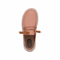 Wendy Washed Canvas - Rose Dust 13 Wendy Washed Canvas - Rose Dust -Daily Footwear Shop FW23 W 40297 6WK WENDY WASHED CANVAS ROSE CLOUD LEFT TOP