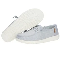 Wendy Chambray - Light Grey -Daily Footwear Shop WendyLinenLightGrey2 6784e94f 9614 4a61 9441 4742f380375f